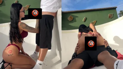 OUTDOOR F**K in High Heels!😳👠💦