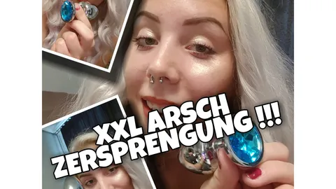 XXL A**L ZERSTÖRUNG😳🔞🤯 fetter plug & dildo zerstören mein Loch