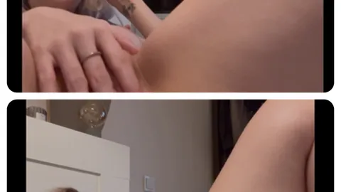 Gefingert und am eigenen Höschen geschnüffelt