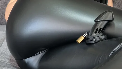 Locked & Leaking for Leather 💦🔒