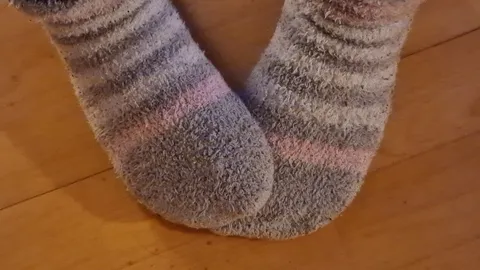 Mit Kuschelsocken