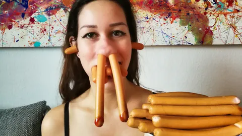 Wurstchallenge! Wie viele Würstchen passen in meine P***y?