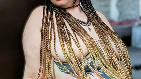 Ich mit Dreads im Regenbogenlicht..