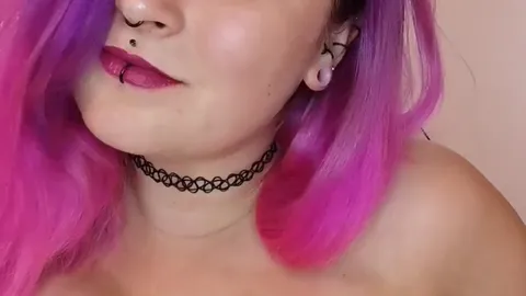 Massaging my boobs with oil