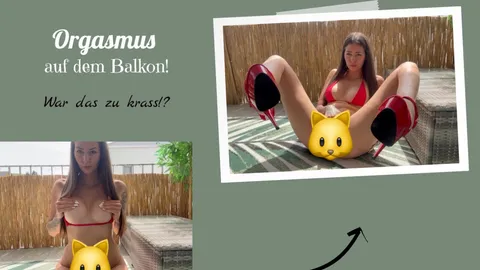 War das zu krass? Geiler Outdoor-Orgasmus!đ„