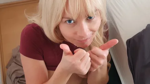 MEIN 1. USERDREH!! BLOWJOB FÜR EINEN FREMDEN!! C*****T VOLL INS GESICHT!!!