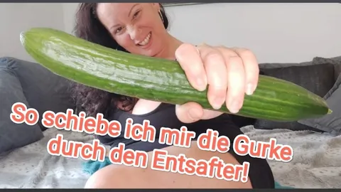 Gurken-F**k! Wenn die saftige Gurke dich zum Saften bringt!