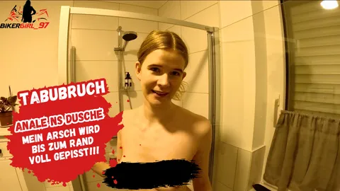 Erstes mal für junge Teen S******e! Anale NS Dusche! Den Darm bis zum Rand voll gep**st!