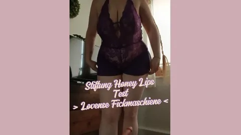 Stiftung Honey Lips Test| Lovense Mini F**kmaschiene | Video 1