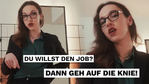 Du willst den Job? Dann geh auf die Knie! Dominante TS W****anleitung