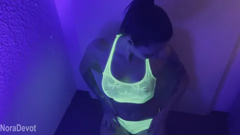 Schwarzlicht BLOWJOB!