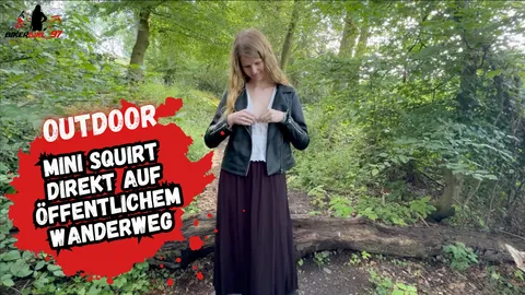 Mitten auf dem Wanderweg der P***y besorgt!
