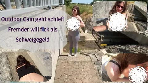 Outdoor camen geht schief! Fremder will dreisten F!ck