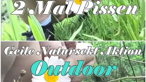 2 mal Outdoor P**sen // BBW dicke haarige P***y