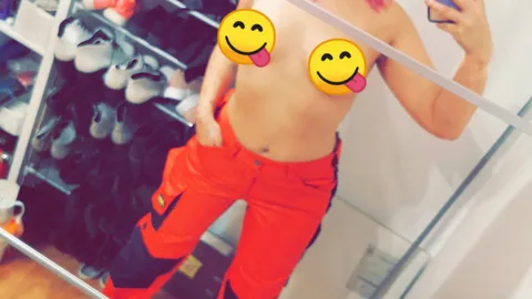 Meine neuen arbeitshosen anprobieren 😉😋