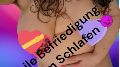 Geile Befriedigung vor dem Schlafen! 🔥