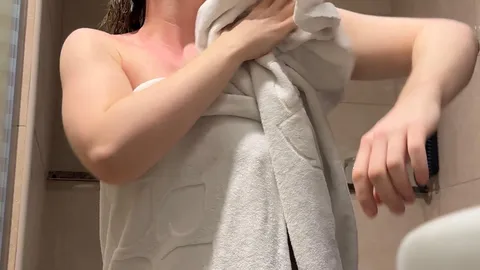 SpaĂ in der Hoteldusche