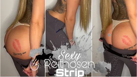 sexy Reithosen Strip 🥵😏