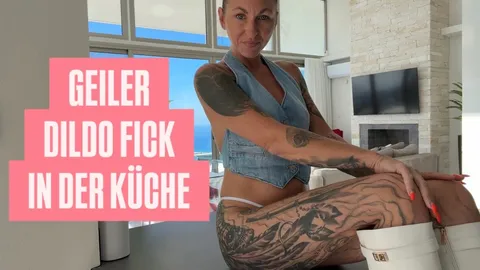 DEIN S*****Z HAT MIR GEFEHLT 🥹 KÜCHEN DILDO F**K 🤭