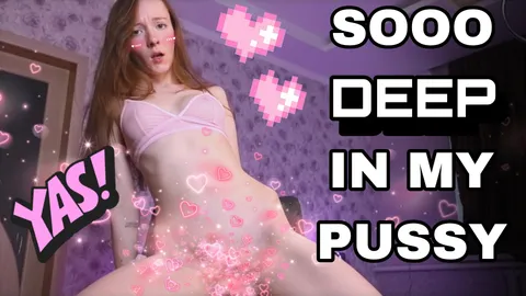 Meine M****i liebt die Reiterstellung und kann diesen Dildo nicht loslassen.