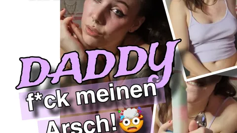 daddy f**k meinen A***h!😇💦 a**l-dildo ritt🥰