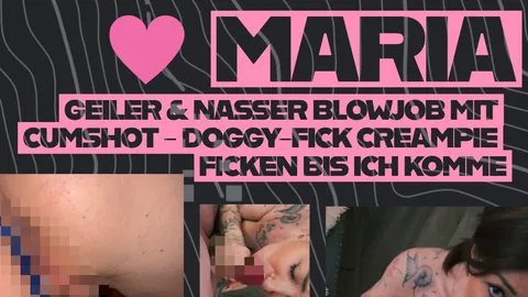 Erst geblasen & dann doggy gef**kt mit fettem C******e