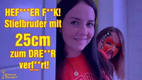HEFTIGER F**K! Stiefbruder mit 25cm zum DREIER verführt! (Beste Szenen)