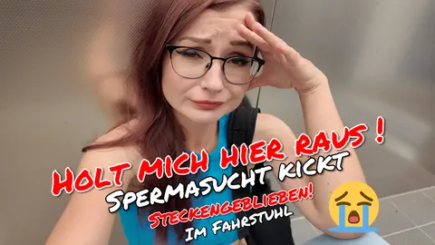 Spermasucht Kickt!! Stecken geblieben im Fahrstuhl...