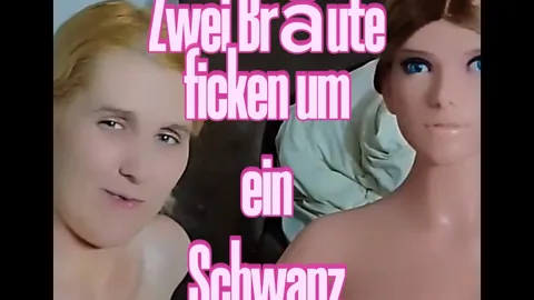 Zwei Bräute f**ken um sein S*****z