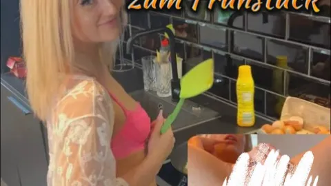C******E ZUM FRÜHSTÜCK !! Spermaf***e ist serviert