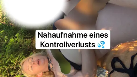Nahaufnahme eines Kontrollverlusts 💦