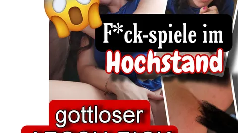 F**kspiele im Hochstand - Gottloser A***h-F**k 🍑💦