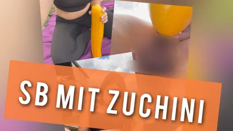 Ich probiere eine zuchini