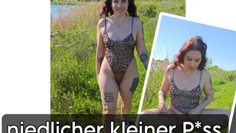 Kleiner süßer P**s Public am See💦
