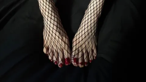 Füße, Nylons, Dessous