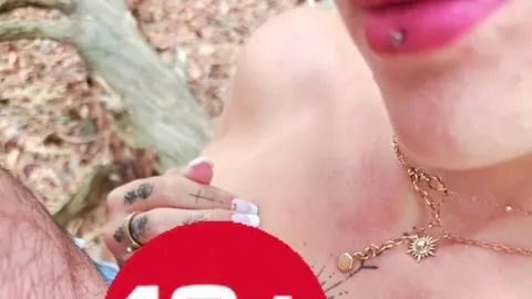 💦 Blowjob im Wald 💦