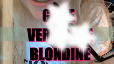 GEILE VERF**KTE BLONDINE