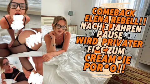 ELENA NACH 3JAHRE PAUSE PRIVATER F**K ZUM C******E P***O