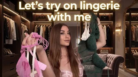 Ich probiere mit euch 5 heiße Dessous-Sets an 💕