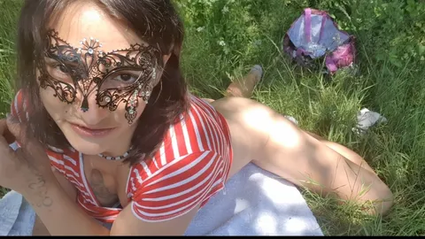 ♡Outdoorvideo♡ Geil gekommen mit Satisfyer & F****r