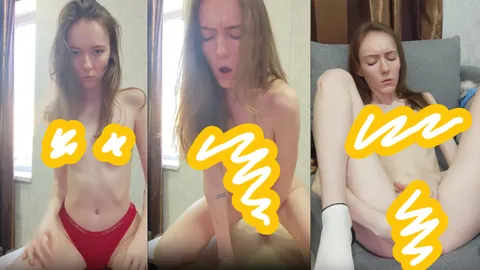Ich springe auf einem Dildo direkt auf dem Küchentisch herum!!