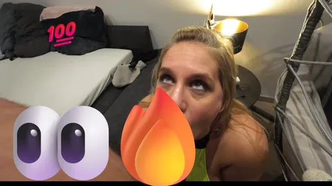 Warum P**ST du mir beim DEEPTHROAT ins MAUL? Danach  In LACK und Leggins gef**kt