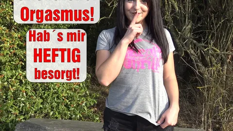 Öffentlicher Orgasmus! Hab´s mir HEFTIG besorgt!