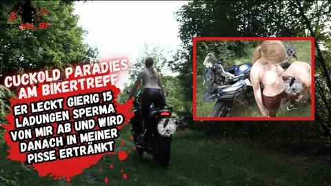 Lecksklaven nach Bukkake Dreh schön ins Maul gep**st, bis er nicht mehr konnte!