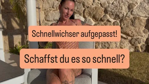 Outdoor zu geil gewesen, schaffst du es auch so schnell?