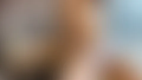 Nur im weissen Spitzenslip auf dem Bett..