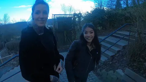 SPONTANER OUTDOOR F**K MIT KIM UND EINEM FREMDEN BOY
