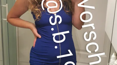 Blaues Kleid mit Reißverschluss 😍