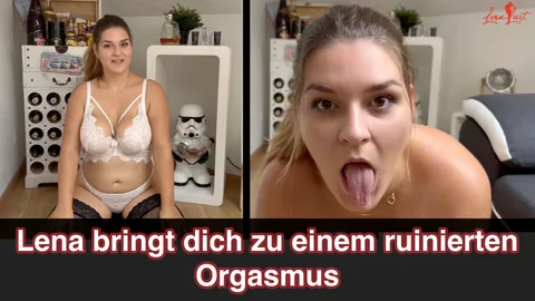 Lena bringt dich zu einem ruinierten Orgasmus