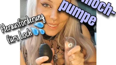 Erstes Mal🔞 Arschloch wird aufgepumpt😍💦